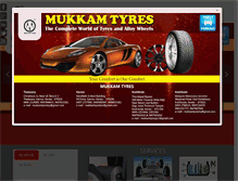 Tablet Screenshot of mukkamtyres.com